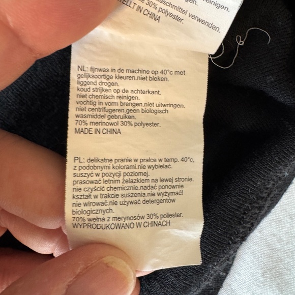 Mountain Warehouse Boys Performance Merino Blend Base Layer T-Shirt Black 13yrs - Picture 8 of 14